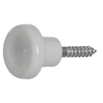 Skruvknape Millers Persienn Vit 3-pack.