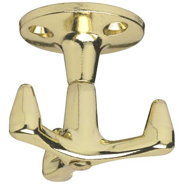 Klädkrok Millers 3 krokar Vridbar