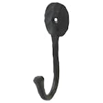 Klädkrok Millers Singel Smide Svart 150 mm