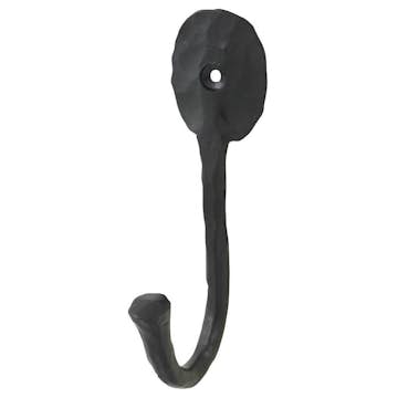 Klädkrok Millers Singel Smide Svart 150 mm