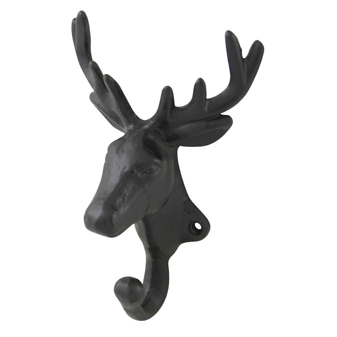 Klädkrok Millers Hjort Smide Svart