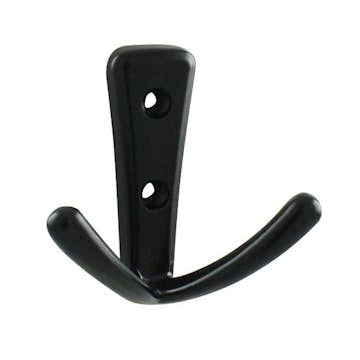 Klädkrok Millers 2 krokar 70 mm