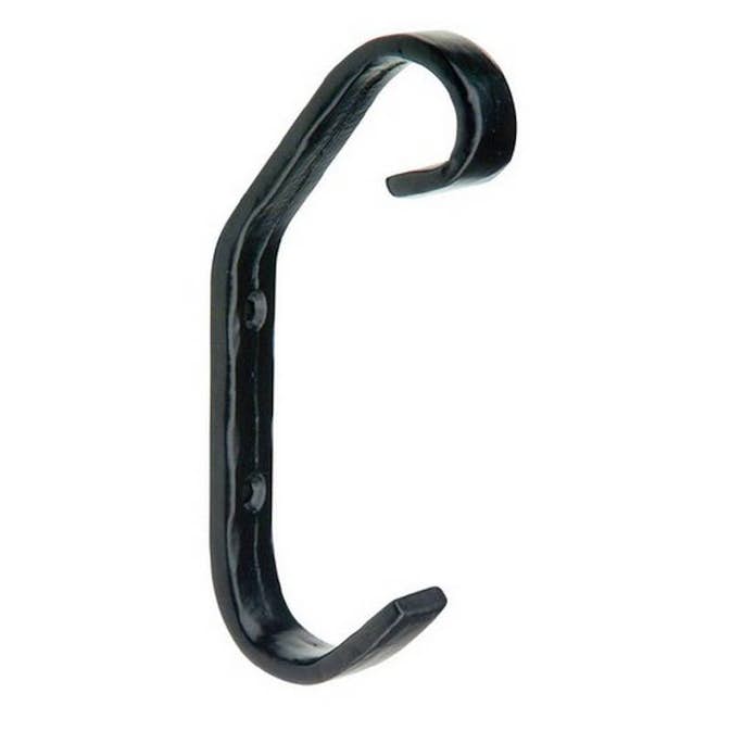 Klädkrok Millers 2 krokar Smide 110 mm