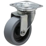 Länkhjul Millers Gummi Grå