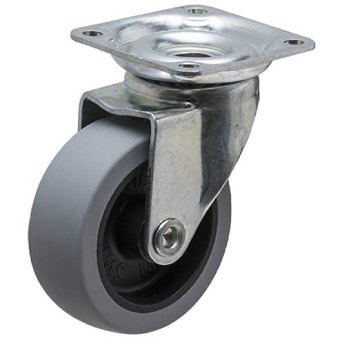 Länkhjul Millers Gummi Grå