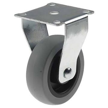 Länkhjul Millers Fast Gummi Grå