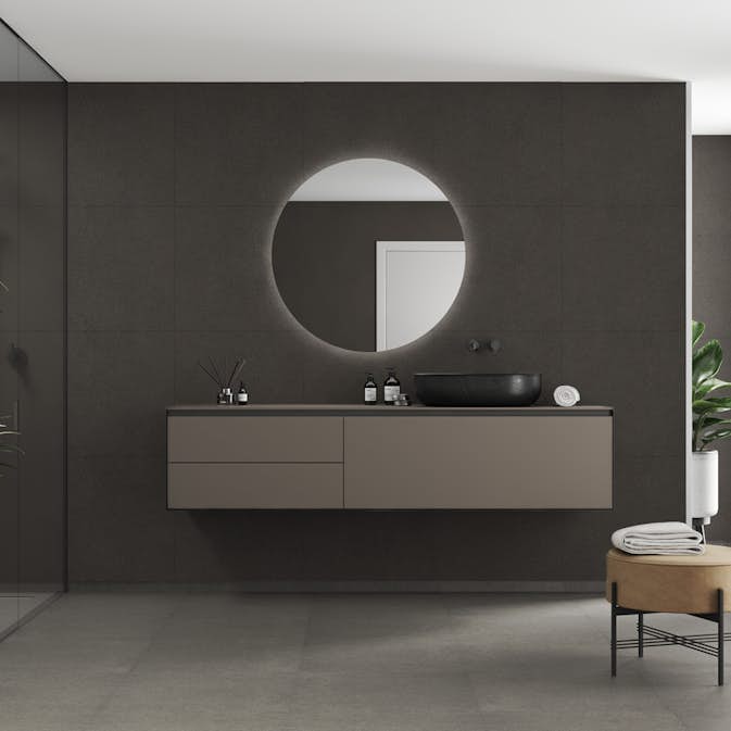 Våtrumsskiva Fibo 4003-M6060 S Grey Terrazzo 10x620x2400 mm