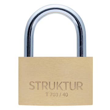 Hänglås Millers Mässing T 703/40