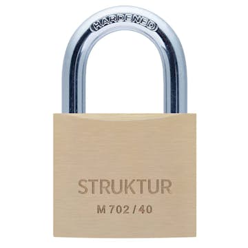 Hänglås Millers Mässing M 702/40