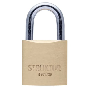 Hänglås Millers Mässing H 701/20