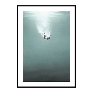 Poster Gallerix Falling Underwater