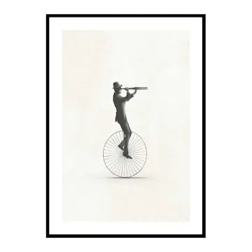 Poster Gallerix Retro Unicycle