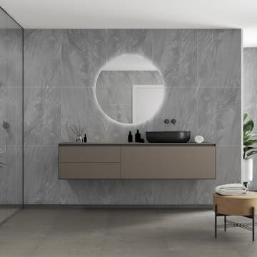 Våtrumsskiva Fibo 4009-M6080 Grey Stone 10x620x2400 mm