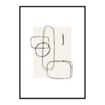 Poster Gallerix Abstract Brushed No1