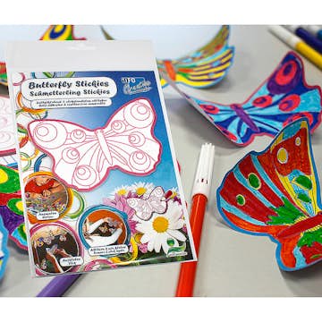 Stickers ABA Skol Självhäftande Fjärilar 25 st