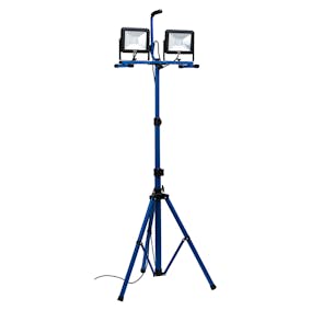 Arbetslampa Gelia LED 2x50W Teleskopstativ 3 m Kabel