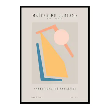Poster Gallerix Picasso Maitre Du Cubisme No1