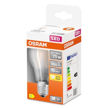 LED-Lampa Osram Normal (75) Box E27 827 Cl A