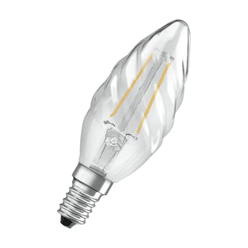 LED-Lampa Osram Kron (25) E14 Vrid Klar 827 Cl Bw