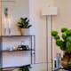 Golvlampa By Rydéns Luton H150 cm Svart/Vit