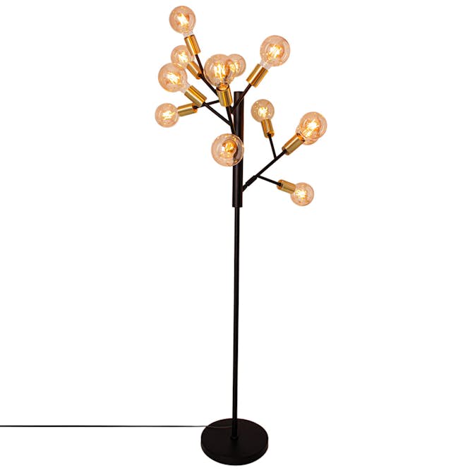 Golvlampa By Rydéns Heroes 12L Matt Svart