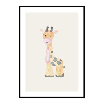Poster Gallerix Watercolor Giraffe