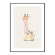 Poster Gallerix Watercolor Giraffe