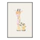 Poster Gallerix Watercolor Giraffe