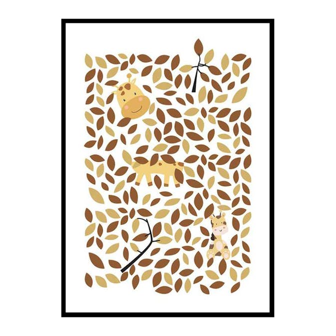 Poster Gallerix Hiding Giraffe 4106