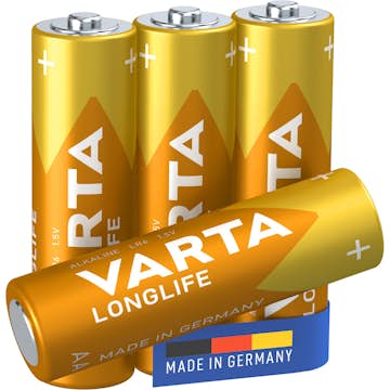 Batteri VARTA Alkaliska Longlife LR6/AA 4-Pack