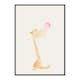 Poster Gallerix Bubblegum Giraffe 4112