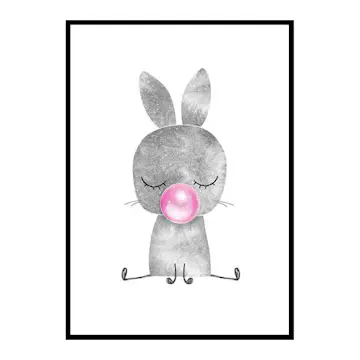 Poster Gallerix Bubblegum Rabbit