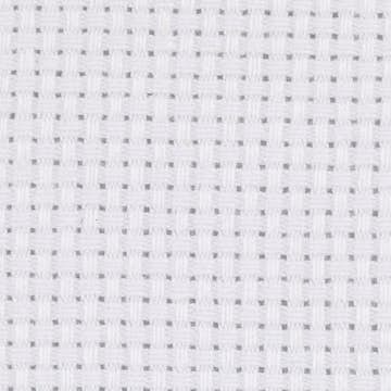 Broderiväv Creativ Company Aida Stl 50x50 cm 43 Rutor Per 10 cm 1 st Vit