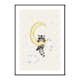 Poster Gallerix Raccoon And Moon