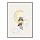 Poster Gallerix Raccoon And Moon