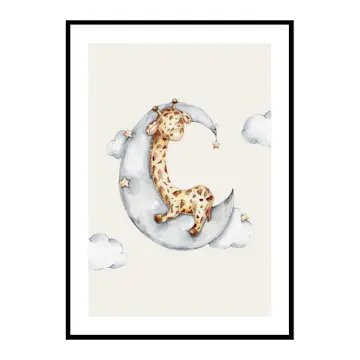 Poster Gallerix Sleeping Giraffe