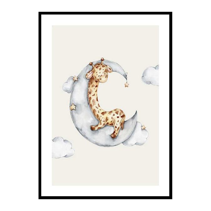 Poster Gallerix Sleeping Giraffe