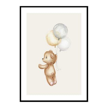 Poster Gallerix Teddy With Balloons