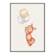 Poster Gallerix Fox With Balloons