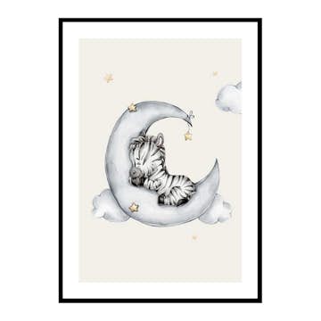 Poster Gallerix Sleeping Zebra