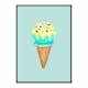 Poster Gallerix Ice Cream In Blue