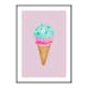 Poster Gallerix Ice Cream In Pink