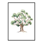 Poster Gallerix Painted Tree No1