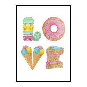 Poster Gallerix Love Of Cookies