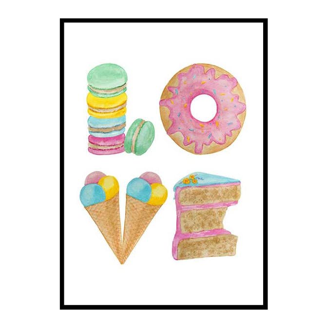 Poster Gallerix Love Of Cookies