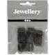 Klicklås Creativ Company 29x15 mm HålStl 3x11 mm Svart 4 st/1 Förp