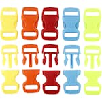 Klicklås Creativ Company 29x15 mm HålStl 3x11 Mixade Färger 100 st/1 Förp