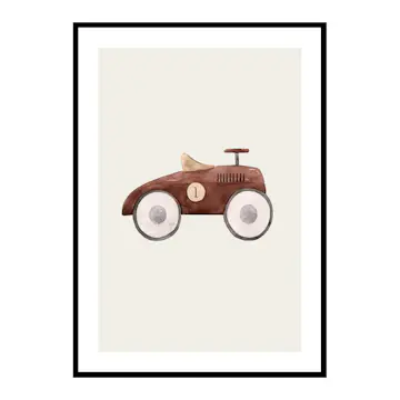 Poster Gallerix Brown Toy Car