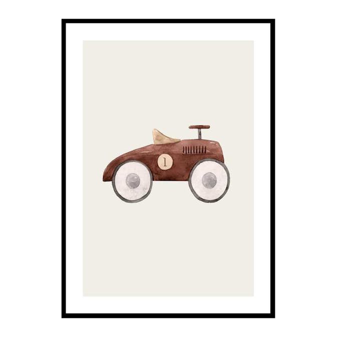 Poster Gallerix Brown Toy Car
