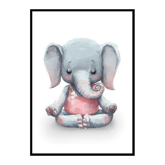 Poster Gallerix Yoga Elephant